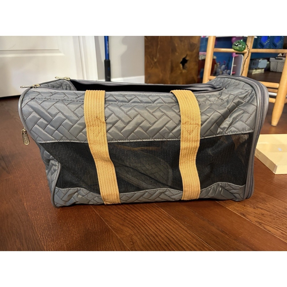 Sherpa Pet Carrier Travel Tote Portable Soft Side Charcoal Cat Dog Carry Bag